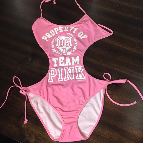 Victoria's Secret Other - Victoria Secret PINK One Piece Backless Swim Suit